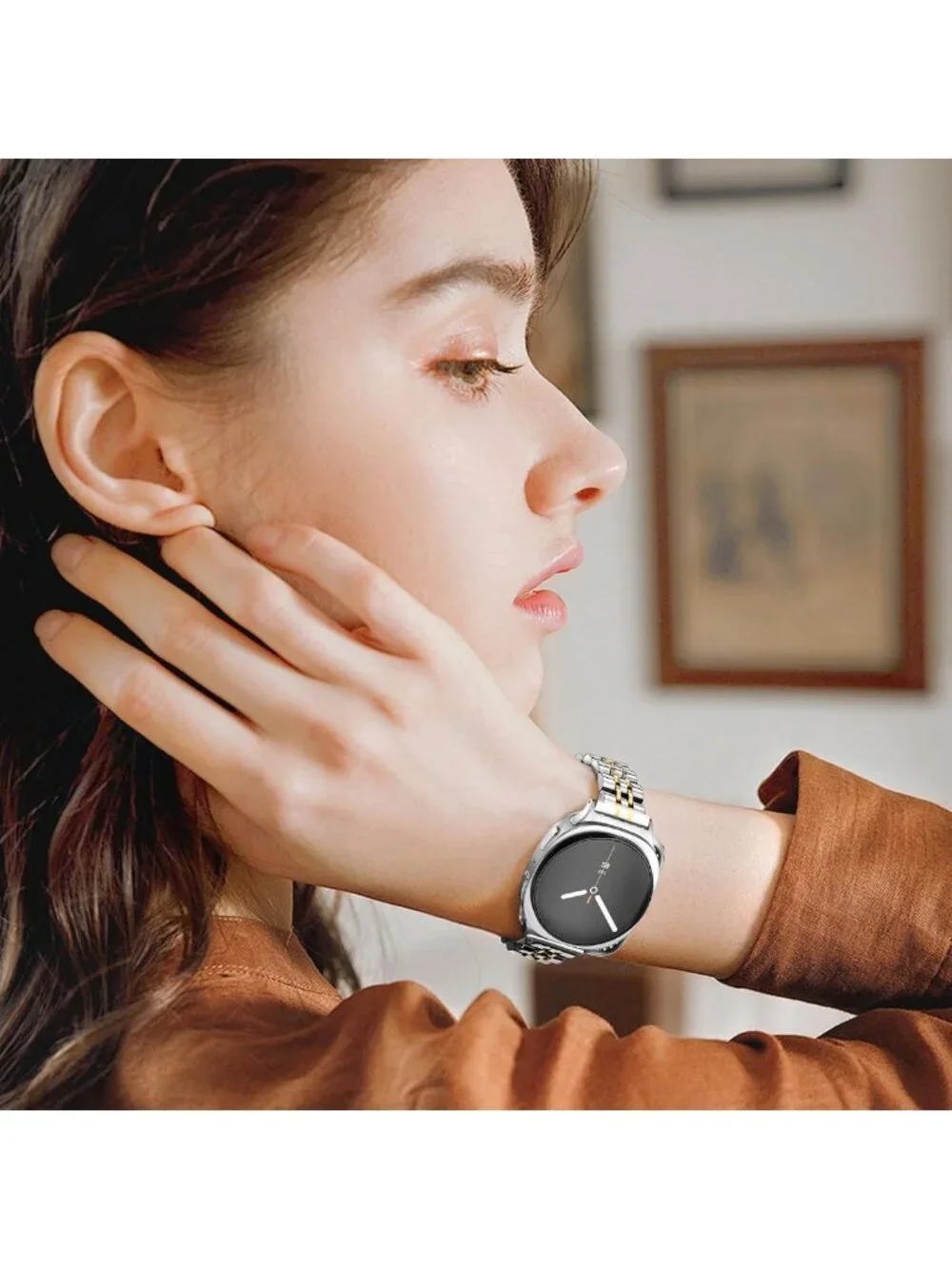 Slim Metal Band for Samsung Galaxy Watch 9/8 - Thin Stainless Steel Dressy